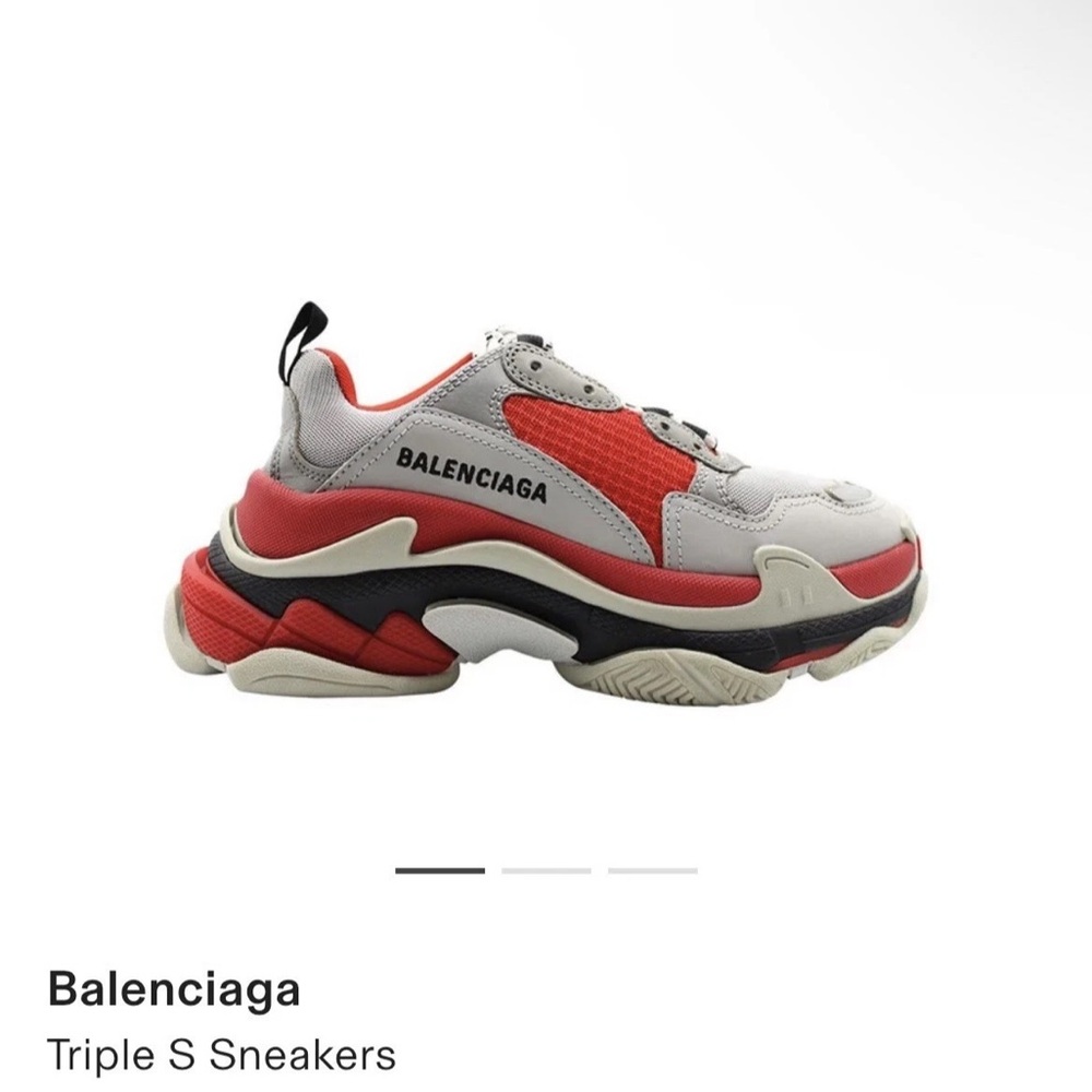 Balenciaga Sneakers - Red and White